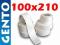 Etykiety termiczne białe 100x210 naklejki ZEBRA