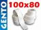 Etykiety termiczne białe 100x80 naklejki ZEBRA