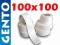 Etykiety termiczne białe 100x100 naklejki ZEBRA
