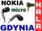 .Słuchawki Nokia micro jack ekspes muzik Gdynia