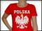 Koszulka Polska Polski Koszulki z Polską, Damskie
