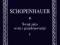Świat jako wola i przedstawienie t.1 Schopenhauer