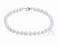 Bransoleta perła 19cm ,perły srebrna Ag BO56S1