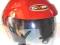 KASK OTWARTY SKUTEROWY CZERWONY M 57-58 CM 703