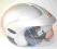 KASK OTWARTY SKUTEROWY SREBRNY S 55-56 CM 703