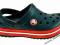 CROCS CROCBAND NAVY 25-26 GRANATOWE MINIBUTY