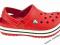 CROCS CROCBAND KIDS 23-24 CZERWONE MINIBUTY