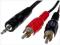 Kabel Jack 3,5 stereo-2x wtyk RCA - 3 m
