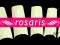 rosaris - TIPSY ** NATURALNE FRENCH ** 100szt **