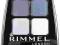 RIMMEL London CIENIE poczwórne COLOUR RUSH 004