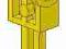 6553 Yellow Technic Pole Reverser Handle