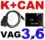 INTERFEJS VAG K+CAN COMMANDER 3.6 K CAN UDS PIN CD