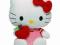 HELLO KITTY - Maskotka 15cm - Czerwone Jabłuszko