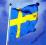 flaga Szwecjii,flagi Szwecja 150x250cm,Ogromna