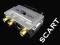 Adapter SCART (Euro) /3xRCA + SVIDEO GOLD HQ
