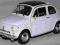 Fiat Nuova 500 1957 1:18 Welly biały