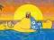 Simpsons (Homer Shark) - plakat 158x53cm