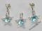PS Swarovski Star gwiazdki 20 komplet 3kol sztyfty