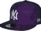 Nowa Czapka NEW ERA NY Purple/White 7 5/8 (60,6cm)