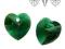 Swarovski 6228 Serce Heart 14mm Emerald