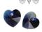 Swarovski 6228 Serce Heart 14mm Dark Indigo