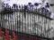 Przęsło furtki ogrodzenia słupki brama balustrada