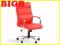 Obrotowy fotel biurowy TEKSAS czerwony BIGBDom