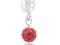 CHARMS moduł z kryształami swarovski sr. 925 SR173