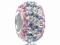 CHARMS modułowy z kryształami swarovski srebro 925