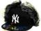 New Era Full Cap Knock Cold Dogear NY Black 7 5/8