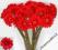 Piękna czerwona gerbera2,sztuczne kwiaty