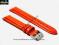 pasek do zegarka 18 mm DILOY P338.18.12 POMARAŃCZ