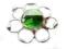 Soczysto zielona broszka styl tiffany od Gep Art