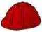 3833 Red Minifig, Headgear Construction Helmet