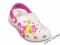 CROCS KLAPKI LATO HELLO KITTY 23-24 BIAŁE MINIBUTY