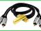 Kabel DIGITAL MRS 2xCHINCH 2xRCA GOLD 1,5 m