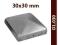 elementy kowalskie - daszek kwadratowy daszki 30mm