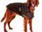 Płaszczyk dla psa brązowy: długość grzbietu 68 cm