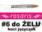 rosaris - PĘDZELEK DO ŻELU UV *6* czerowna kuna