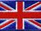 Naszywka Flaga Wielkiej Brytanii średnia 3,5x5,7
