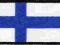 Naszywka Flaga Finlandii średnia 3,5x5,5