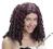 Peuka Sexy Loczki Karnawał Sylwester włosy zabawa