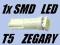 LED T5 R5 Dioda 5050 SMD 3Chip Zegary Licznik FV