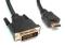 Kabel HDMI-DVI(D) FullHD GOLD PLATED 3.0m