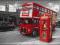 LONDYN - RED BUS + TELEPHONE BOX - plakat 61x92cm