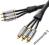 Component 1,5m 24K OFC 3xRCA PROWIRE HI-END TYTAN