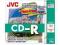 JVC CD-R 700MB 52X PHOTO FF PRINT WATERSHIELD SLI