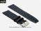 pasek do zegarka  24 mm  DILOY 366.24.5 GRANATOWY