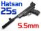 Wiatrówka Pistolet Hatsan 25 STG Gwintowana 5.5mm