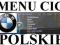 Polskie menu PL lektor CIC BMW M5 M6 x5 x6 e91 e60